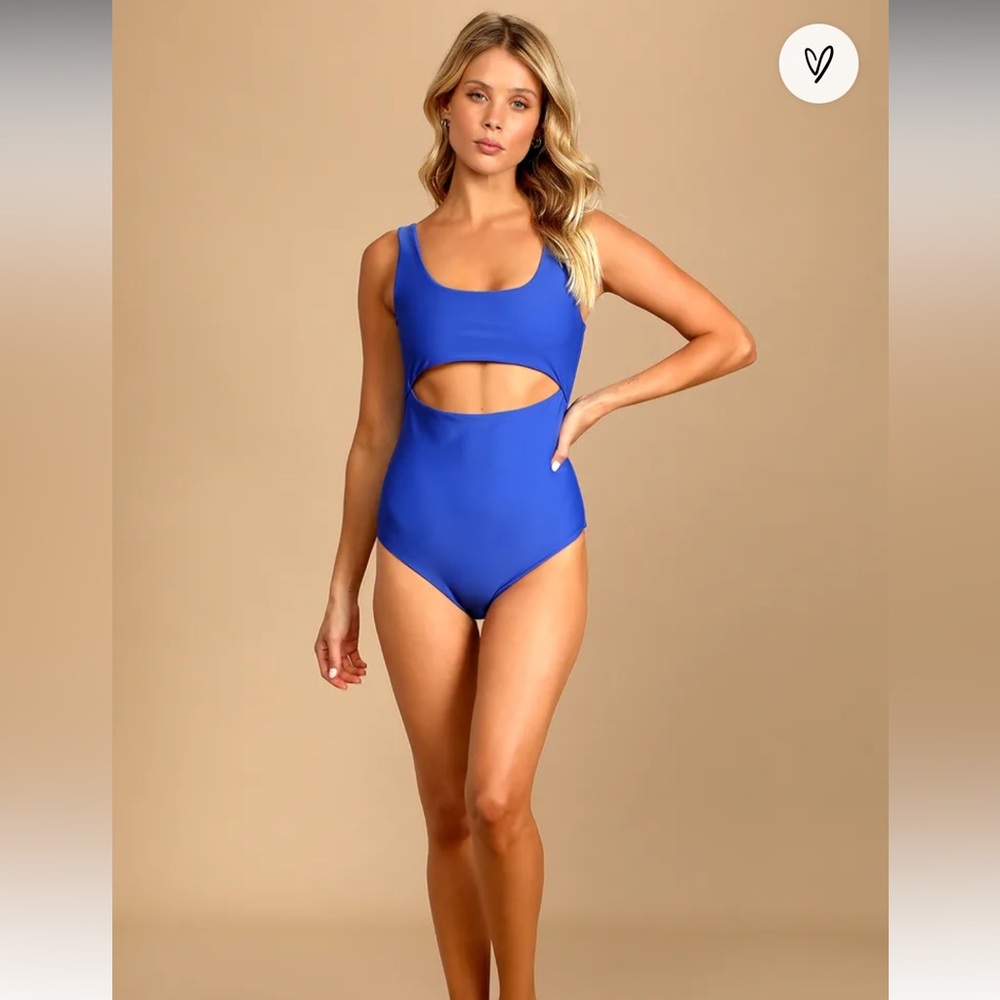 LuLu’s royal blue one piece